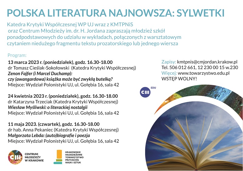 Polska literatura najnowsza II semestr